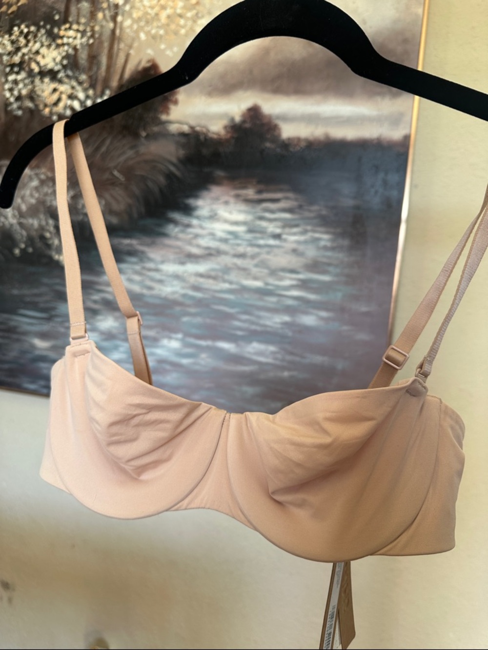 SKIMS SMOOTHING INTIMATES STRAPLESS BRA 34C NWT color‎ clay